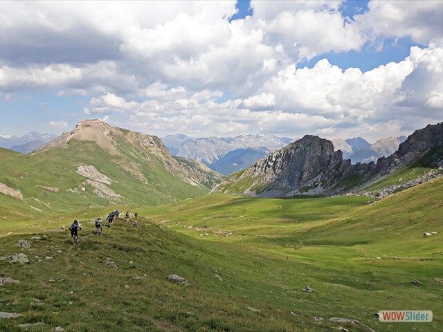 A mountain biking day out in the French Alps